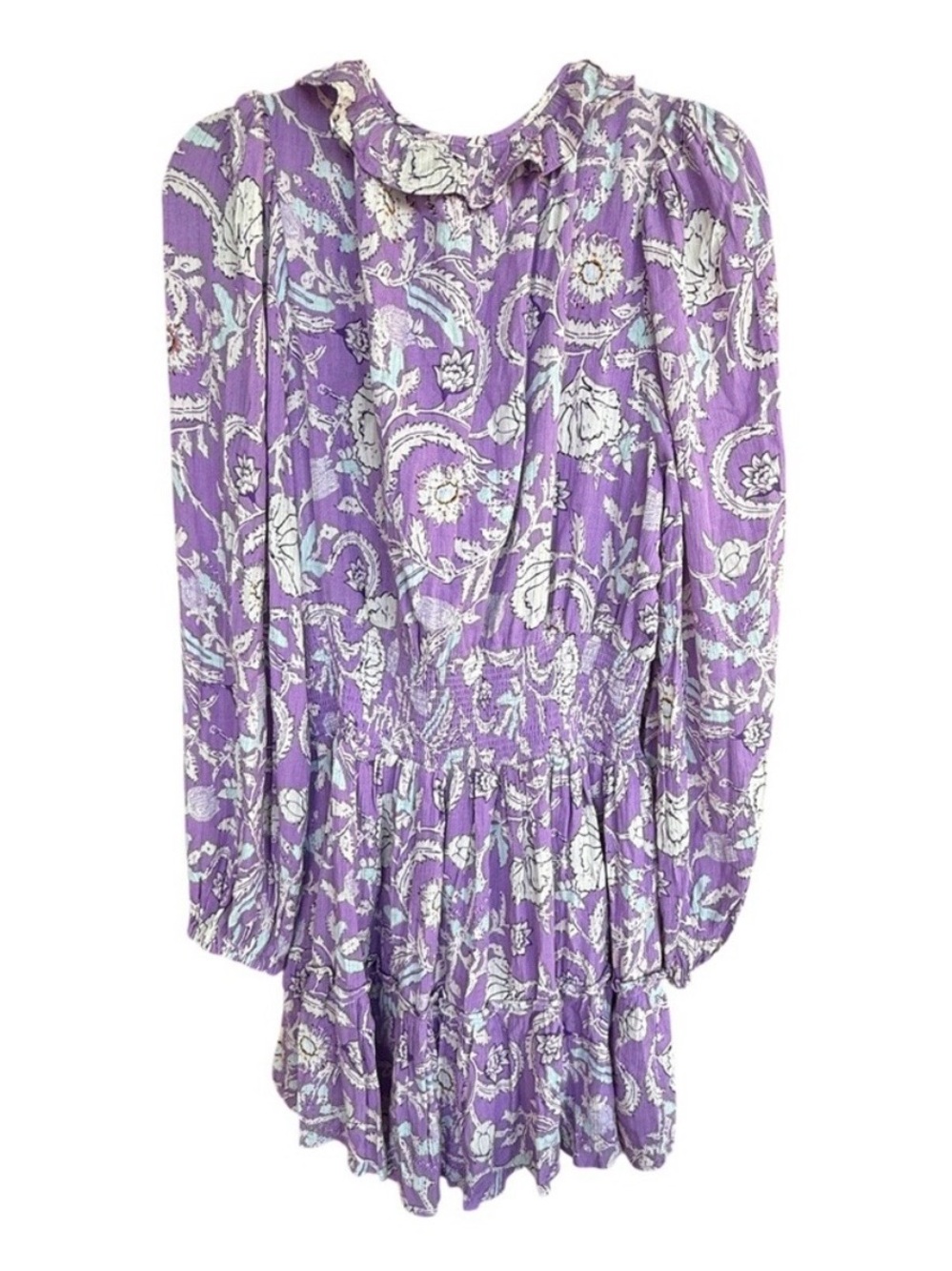 Lavender Floral Dress - Picture 4 of 12